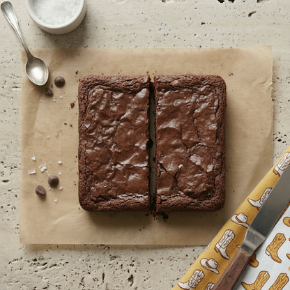 Brownie Split in Two